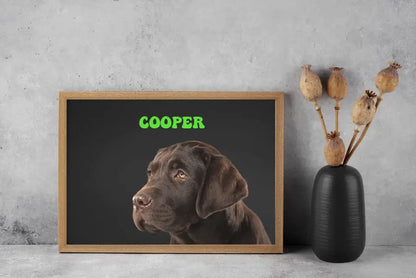 Custom Pet Canvas Print - Turn Your Pet Photo Into a Timeless Portrait